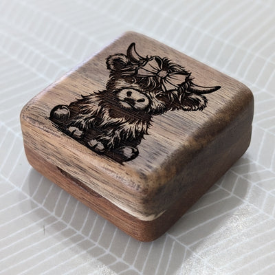 Wooden Box (3x3 inches)