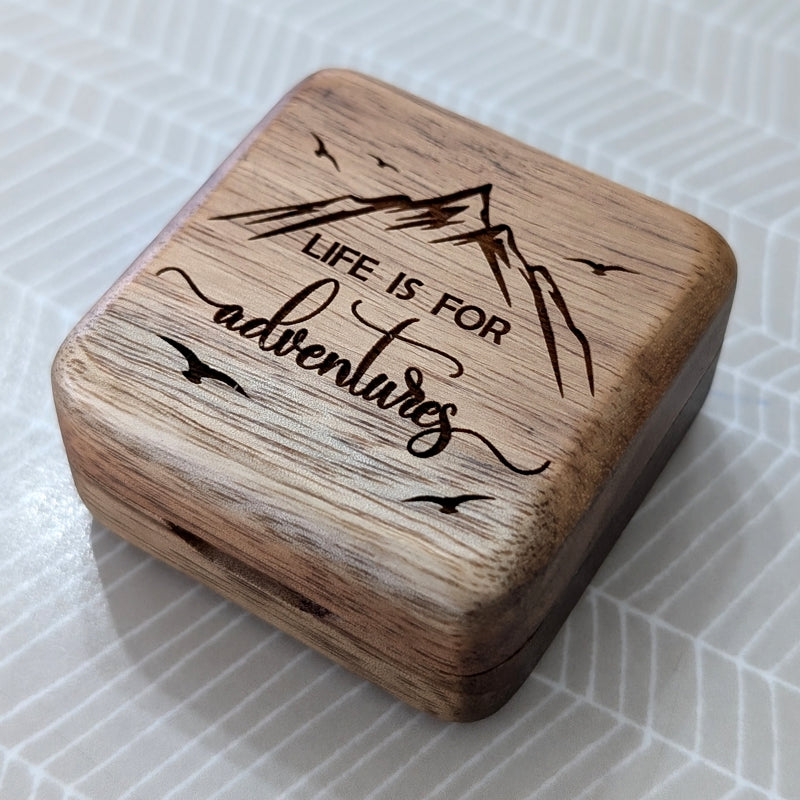 Wooden Box (3x3 inches)