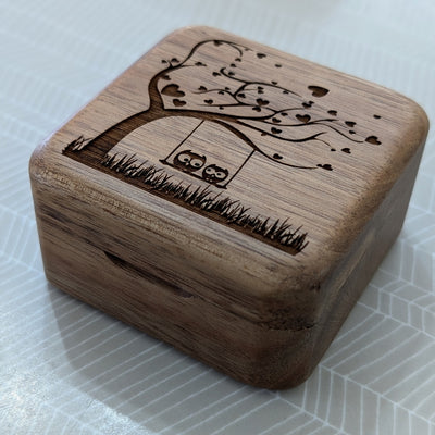 Wooden Box (3x3 inches)