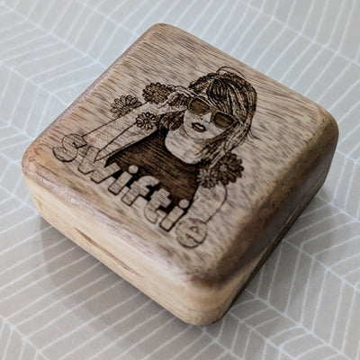 Wooden Box (3x3 inches)